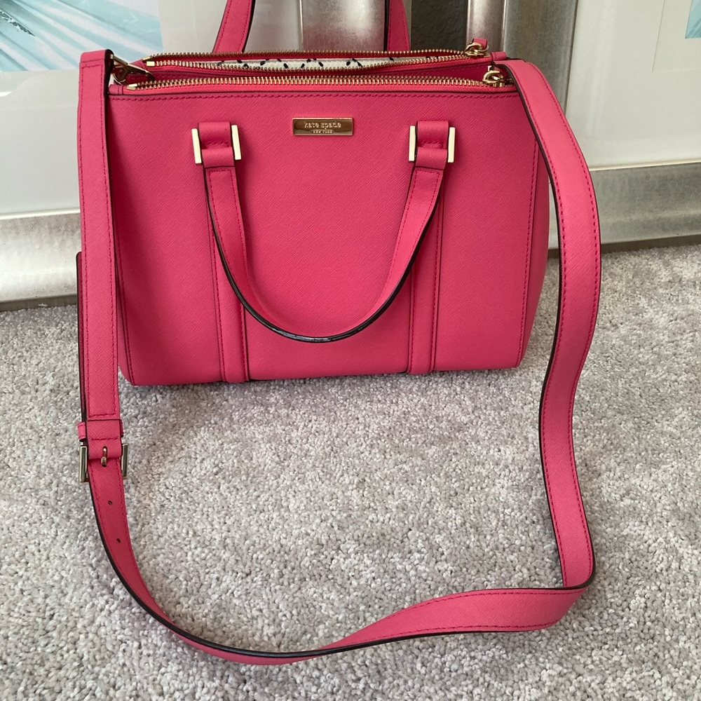 Pink kate spade handbag / shoulder bag